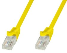 Techly Professional Cavo di Rete Patch in Rame Cat.6 Giallo UTP 0,5m
