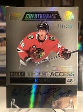 2021-22 Upper Deck Credentials Hockey Cards Checklist and Odds 44