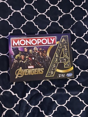 Avengers Monopoly Marvel Edition Game Board Complete Hasbro