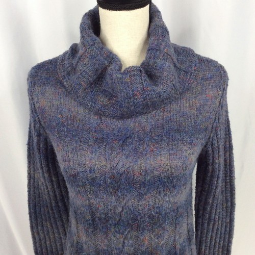 Joe Browns Cable Knit Sweater Dress UK 10 US 6 Cowl Neck Long Sleeve Wool Blend - Picture 5 of 9