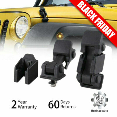 Hood Latch Locking Catch Buckle Decor For Jeep Wrangler JK JL - Foto 6