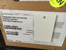 Sherwin Williams White Metallic SW6203 Powder Coat Paint New 1LB Free Shipping