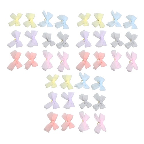 36PCS Dog Hair Bows Fashionable Cute Pet Hair Bowknot With Rubber Band For D NY9 - Picture 8 of 23