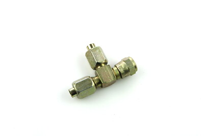 Lot Of 4 Hydraulic T-Valve Fitting