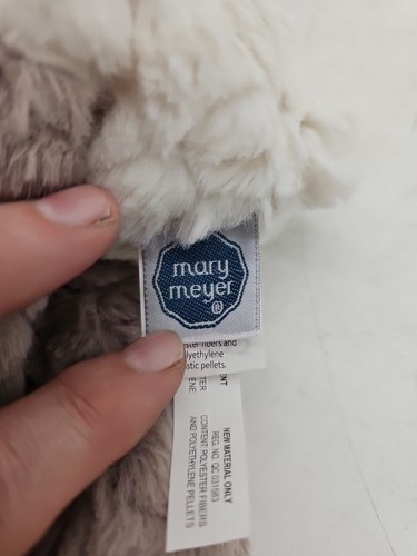Mary Meyer Baby Bär weich weiß grau/braun Plüsch - Bild 4 von 5