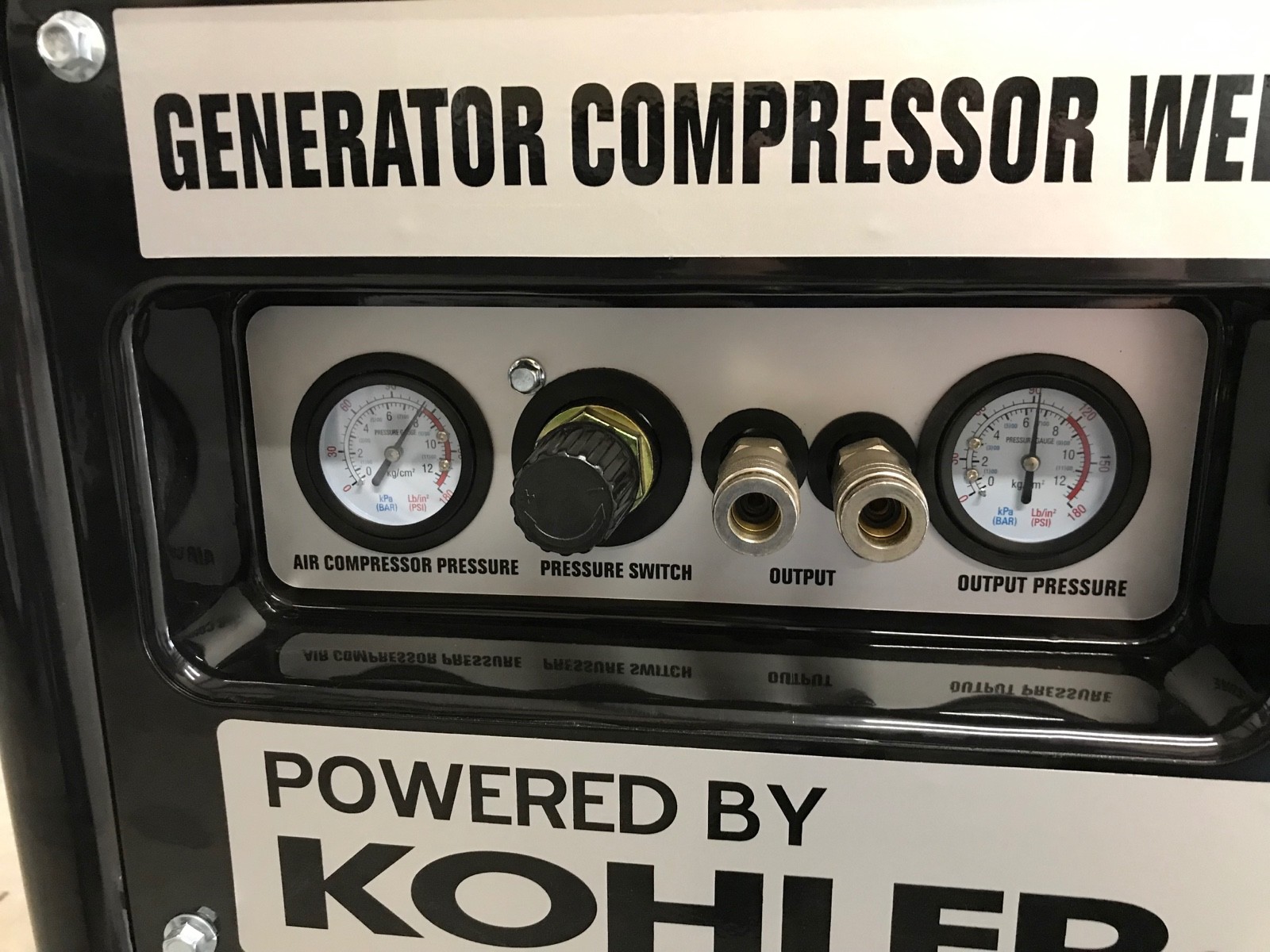 6500 Watt Generator/Air Compressor/Welder AMP KOHLER® TRIPLEX® 9200 eBay