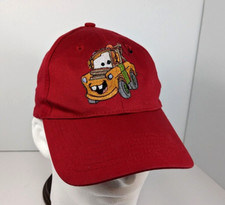 Cars Tow Mater YOUTH Kids Hat Cap Red Embroidered Disney Pixar Adjustable