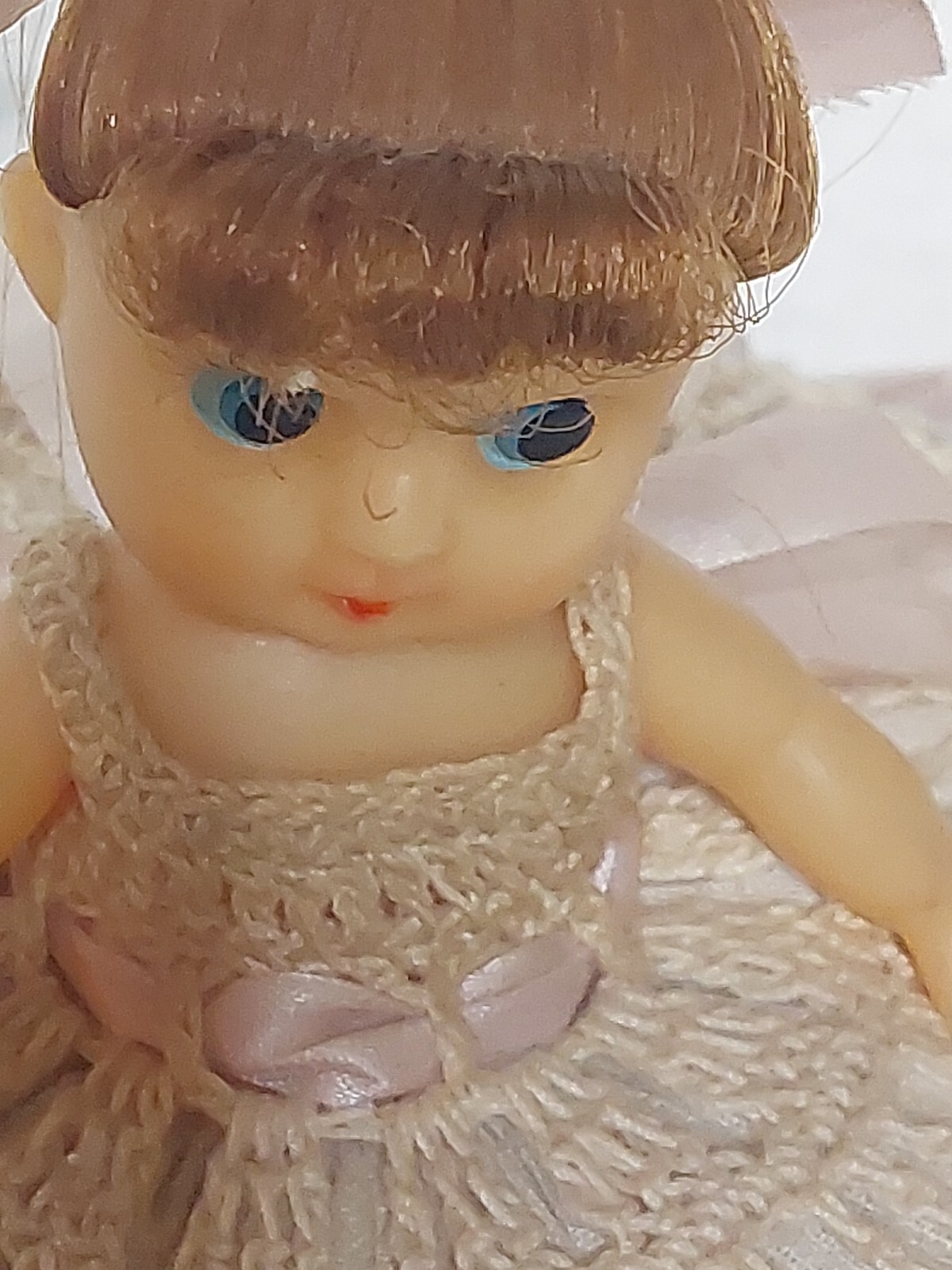 Vintage Bed Pillow Doll Pale Pink eBay