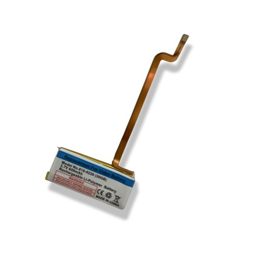 Akku für Apple iPod 5G / Video / 30GB / A1136 / APN 616-0229 3.7V 650mAh - Afbeelding 2 van 2