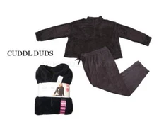 NEW! WOMEN'S CUDDL DUDS 2 PC SOFT SUPER COMFY VELOUR FLEECE LOUNGE SET! VARIETY