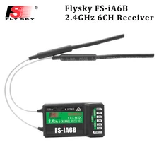 Flysky FS-iA6B 2.4GH 6CH RC Receiver for RC Glider Plane Flysky Transmitter H5U3