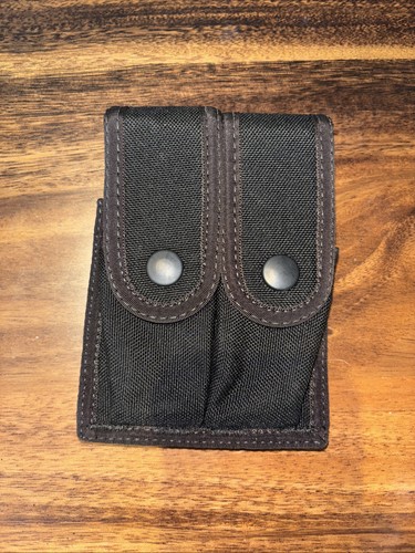 Uncle Mikes Nylon double magazine pouch tactical black - Picture 2 of 4