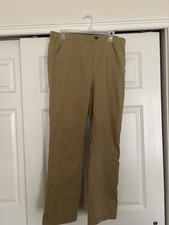 The Children's Place Boys Uniform Stretch Straight Chino Pants Tan Size 18 Husky