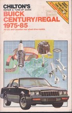 Chilton Repair Manual, Buick Century Regal 1975-85 Rear Wheel Drive MN2073