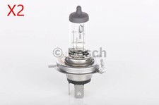 BOSCH Headlight Bulb 2x Fits ABARTH ALFA ROMEO AUDI BMW CITROEN 68-17 1987301040