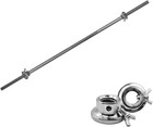 <!--F#f_0-->120Cm Weight Bar - Barbell Bar with 2 Collars - Standard 25Mm Diameter Home Gym<!--F/-->