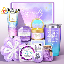 Gifts for Women, Birthday Sister, Wife, Teacher, 9pcs Purple
