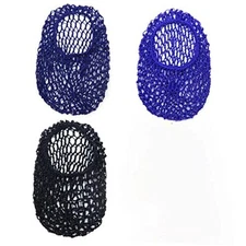 TCOTBE 3 Pcs Mesh Hair Net Rayon Knit Snood Hat Mesh Crocheted Hairnet Sleep 