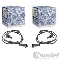 2X Vemo ABS-SENSOR Raddrehzal Vorne Passend FüR Land Rover Discovery Range