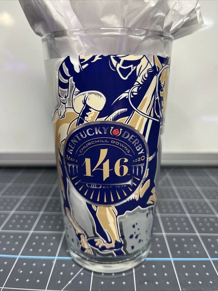 Juego de 2 vasos de julep Churchill Downs 146th Kentucky Derby 2 de mayo de 2020 como nuevos Foto 2 de 4