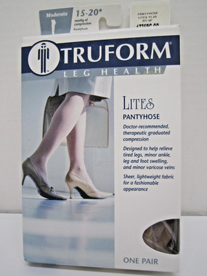 TRUFORM 15-20 Moderate Compression Lites PANTYHOSE 1775 {Choose size/color}