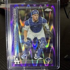 Will Smith 2025 Topps Chrome Update Purple RayWave Refractors SP #/250 #USC196