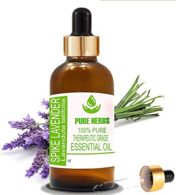 Pure Herbs Spike Lavender 100% Pure Lavandula & Natural Essential Oil YQ846