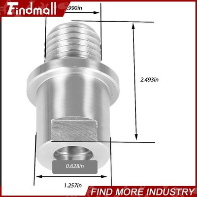 Findmall Converts 5/8in Shopsmith to 1'' × 8tpi Lathe Headstock Spindle Adapter