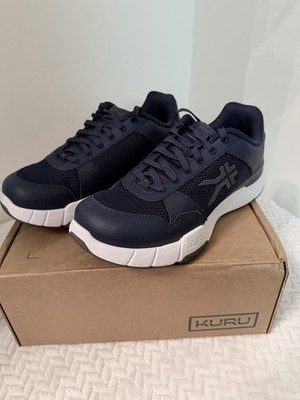 Kuru QUANTUM 2 Men's Indigo Blue and Gray Sneakers size 8.5  *FSA/HSA Eligible