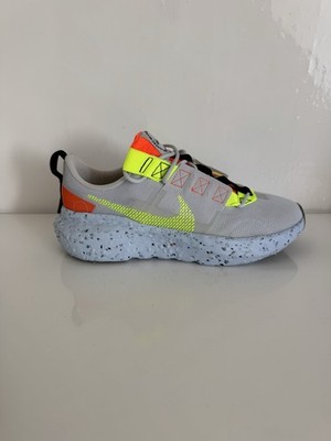 Nike Crater Impact Sneaker Grau Volt Orange EU 38 US 7 UK 4.5