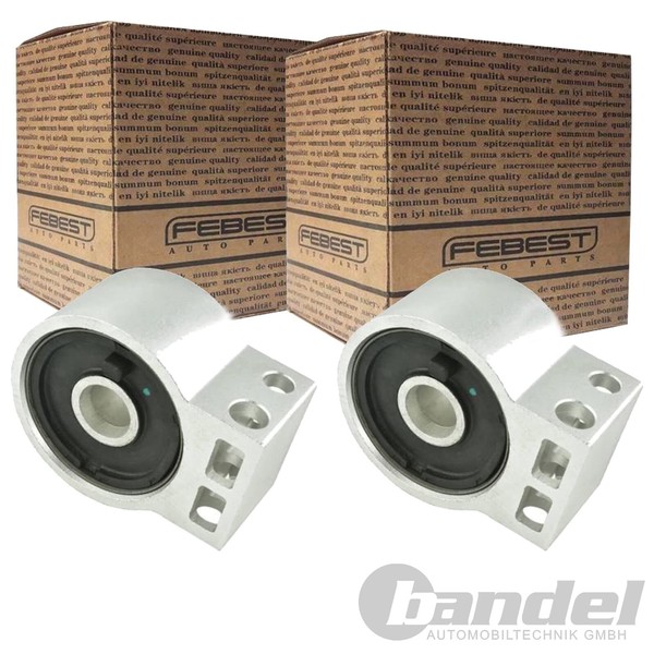 2X Febest Querlenkerlager Buchsen Vorderachse Passend FüR Cadillac Srx Links+Rec-image