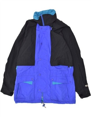 HELLY HANSEN Herren Windbreaker Jacke UK 38 Medium Schwarz Colourblock Nylon AS29