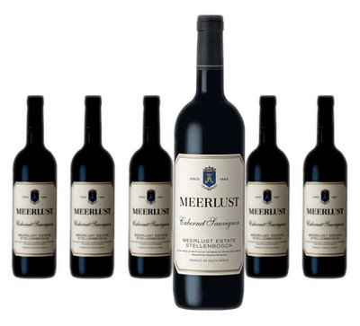 6 x Meerlust Wine Estate Cabernet Sauvignon Stellenbosch   2020