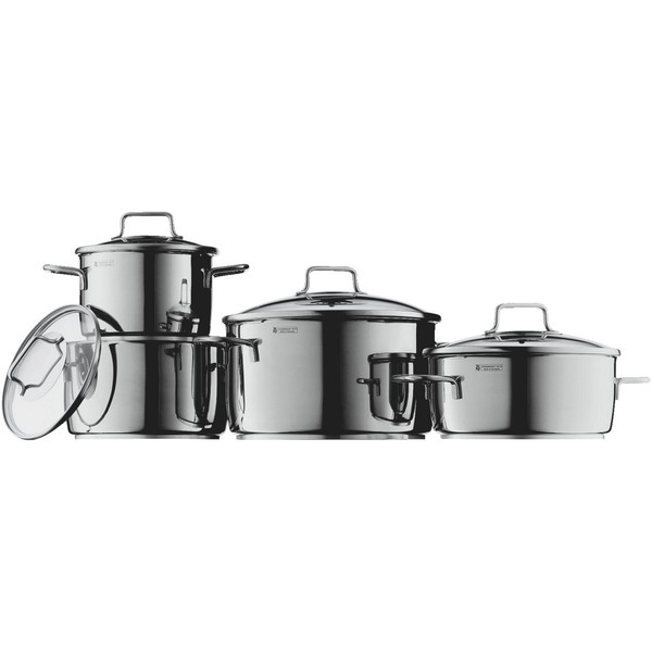 Wmf 07.8004.6040 Astoria 4-Tlg. Topf-Set Cromargan® Edelstahl Rostfrei 18/10 Pol-image