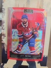 2021-22 O-Pee-Chee Platinum Red Surge Jeff Petry #53 Montreal Canadians 