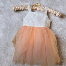NEW Baby Girl Tutu Party Special Occasion Dress Lace Strap Bodice Size 12-18 mos