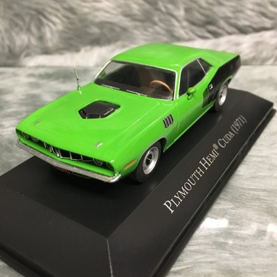 NEU 1:43 DeAgostini American Car Collection 1971 Plymouth Hemi 'Cuda grün