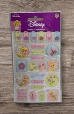 Disney Princess Stickers Tinker Bell SandyLion Gem Puffy Stickers Scrapbook NEW