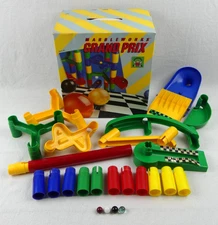 Vintage Marbleworks Grand Prix Marble Building Sets by Discovery Toys, Read 