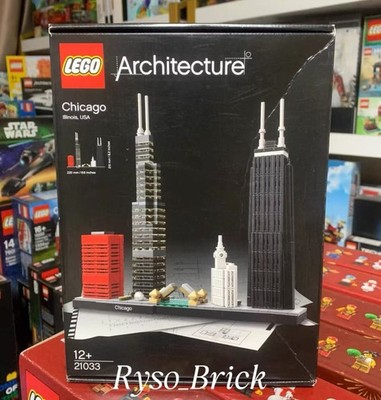 Chicago シカゴ他　レコードセット LEGO Architecture 21033 Chicago Skyline – Brand New & Sealed