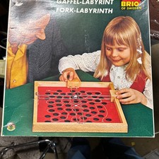 Brio Of Sweden Vintage 1971 Fork-Labyrinth Original Box