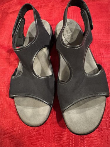 SAS Harmony Black Casual Sandals Shoes Women Size 7 1/2 W - New - Picture 4 of 10