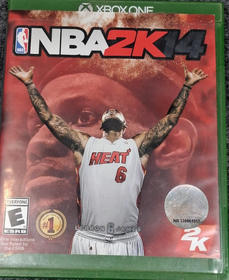 NBA 2K14 Microsoft Xbox One 2013 LeBron James Cover Basketball Sports Game