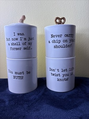 Food For Thought Stocking Snack Jars - Set Of Two Boxes
