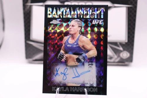 2026 Topps Chrome UFC Kayla Harrison 1986 Auto BLACK GEOMETRIC REFRACTOR /2