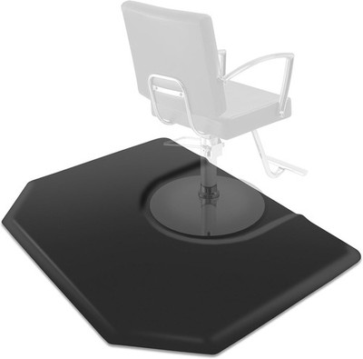 Saloniture 5x4 ft Salon Barber Chair Anti Fatigue Mat Black