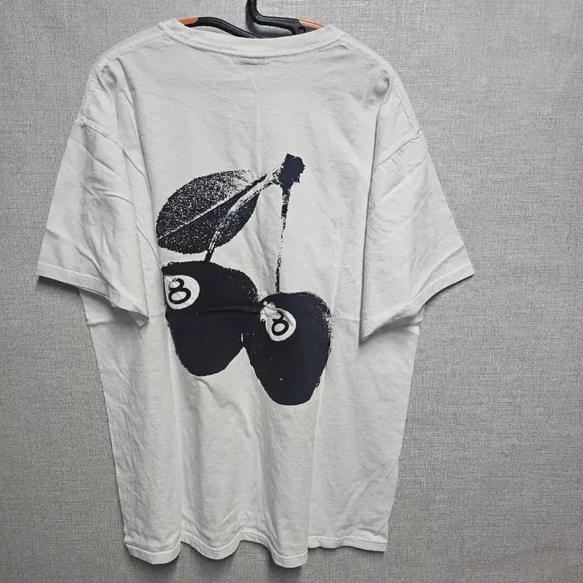 Stussy White Logo T-Shirt XL Casual Cotton Top thumbnail 2