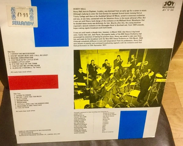 Henry Hall And The BBC Dance Orchestra - Here's To The Next Time (LP, Comp) (Min - Image 2 of 2