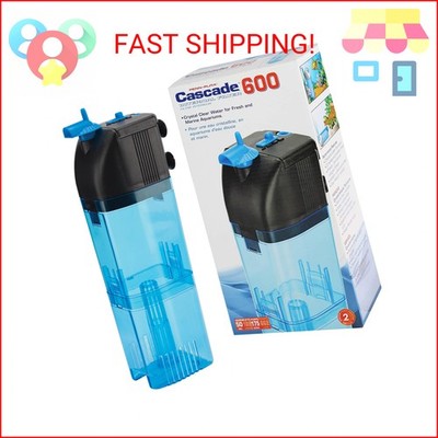 Penn-Plax Cascade 600 Fully Submersible Internal Filter   Provides Physical, Bio