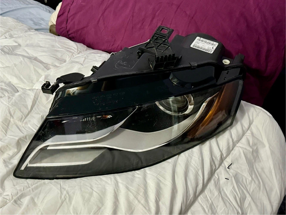 1 par de luces delanteras de xenón HID originales para Audi A4 B8 S4 2007-2011 Foto 3 de 4